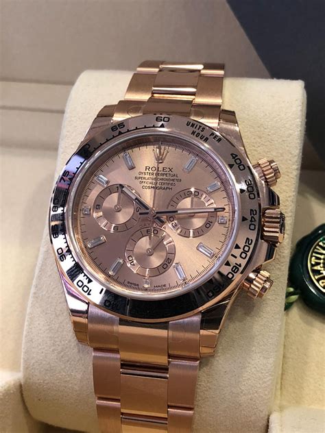 everose gold Rolex daytona 116505